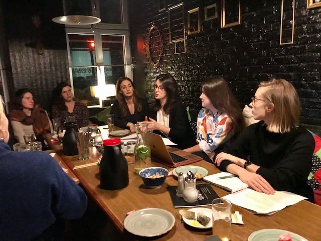 Among others, we discussed women's diverse war-time roles and experiences as well as the dominant narrative of women as victims of sexualized violence.