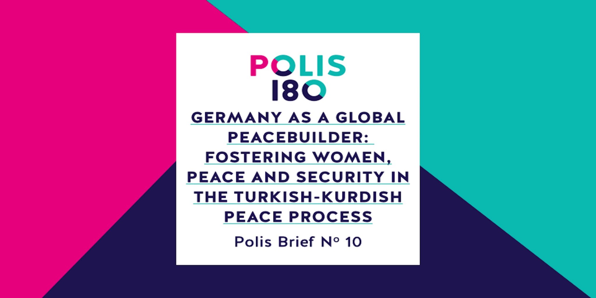 Drawing from the failed Turkish-Kurdish Peace Process and an analysis of the role of German-Turkish relations, Dilek Gürsel takes a look at the engagement of women in the Turkish-Kurdish peace process and outlines policy recommendations for Germany on how to support the implementation of the Women, Peace and Security agenda in Turkey. 